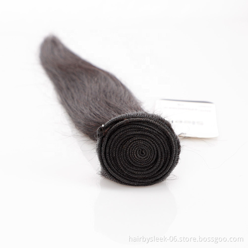 Wholesale 8inches to 28inches Human Mink Brazilian Hair bundles Straight Hair Cuticle Aligned machine double weft hair extension